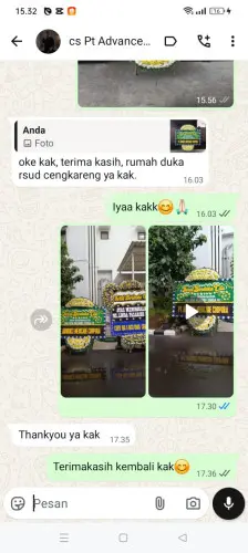 Testimonial Papan Bunga Pernikahan batubantar
